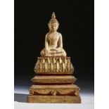 Arte Sud-Est Asiatico An ivory carving depicting Buddha Burma, 18th centuy .