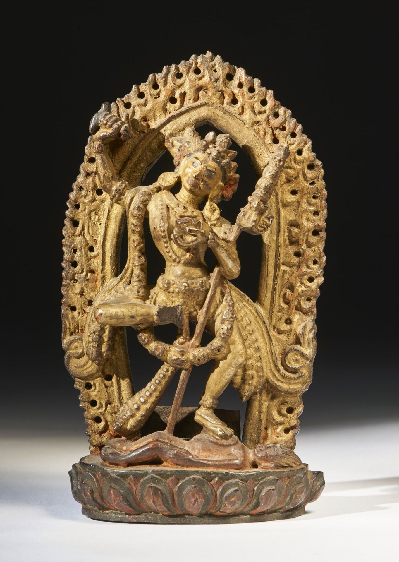 Arte Himalayana A small wooden figure of VajravarahiTibet, 18th century .