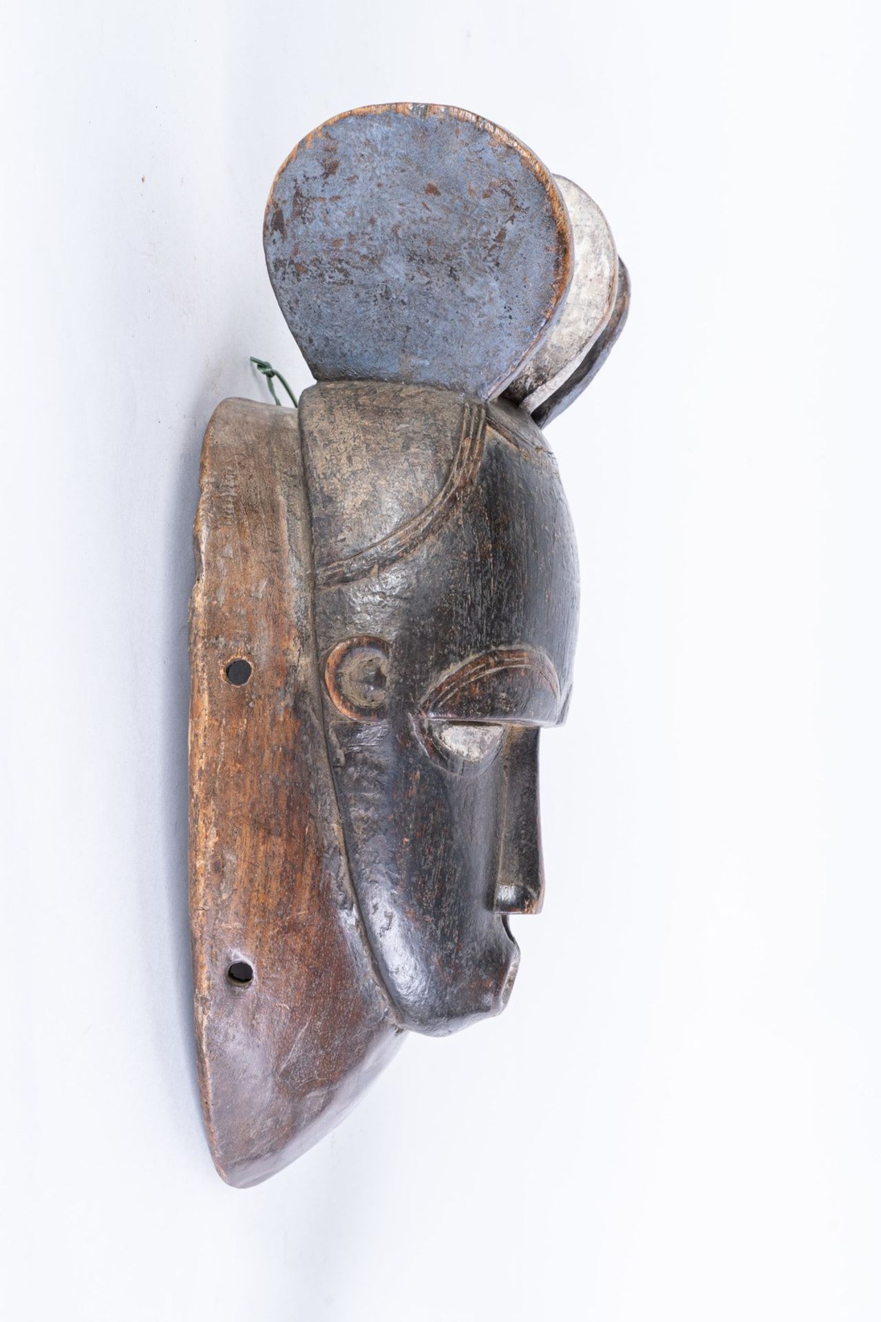 Arte africana Portrait mask, BauleIvory Coast. - Bild 2 aus 3