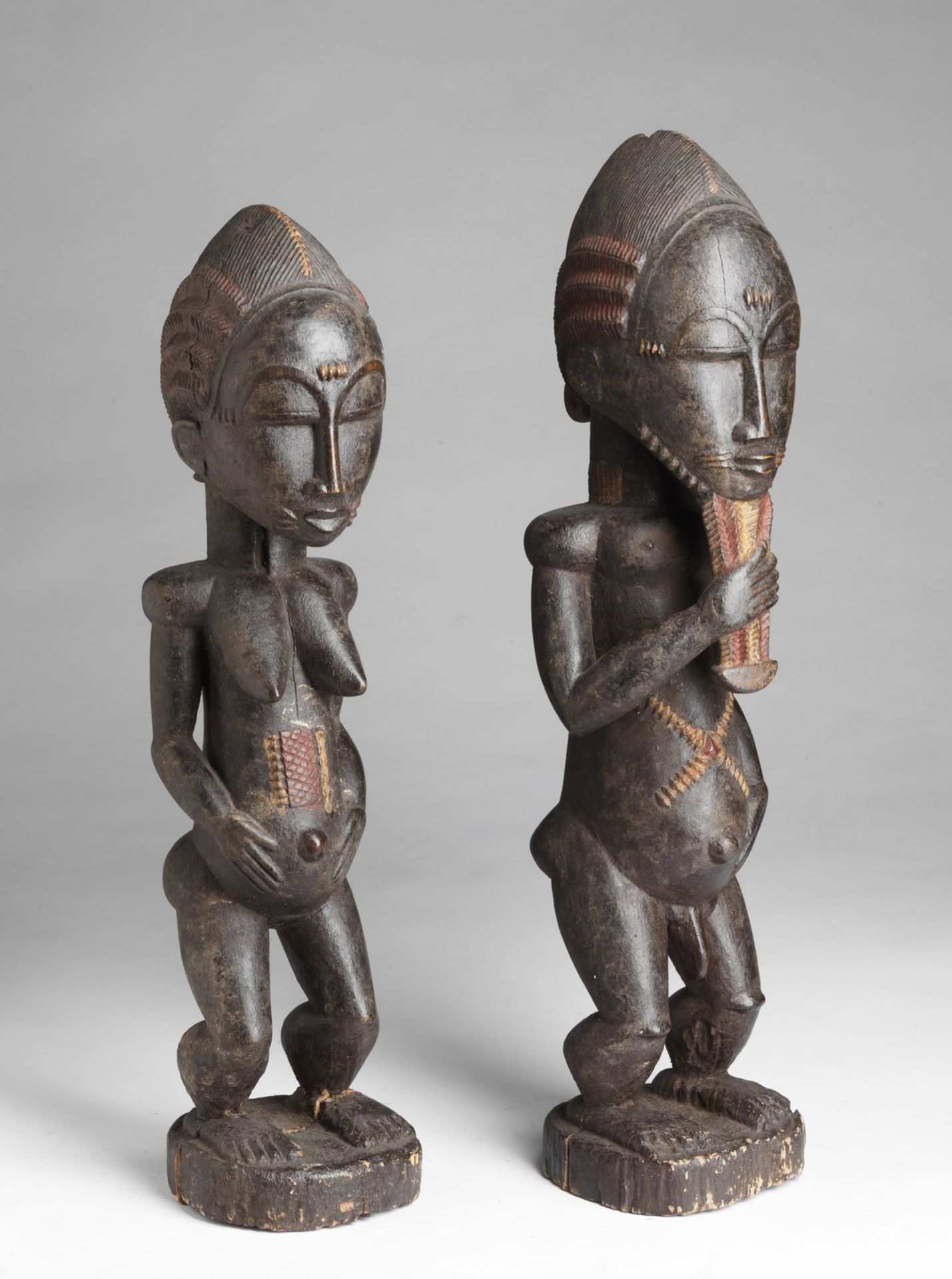 Arte africana Pair of Ere-Ibeji, BauléIvory Coast. - Bild 2 aus 5