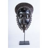 Arte africana Portrait mask, BauleIvory Coast.