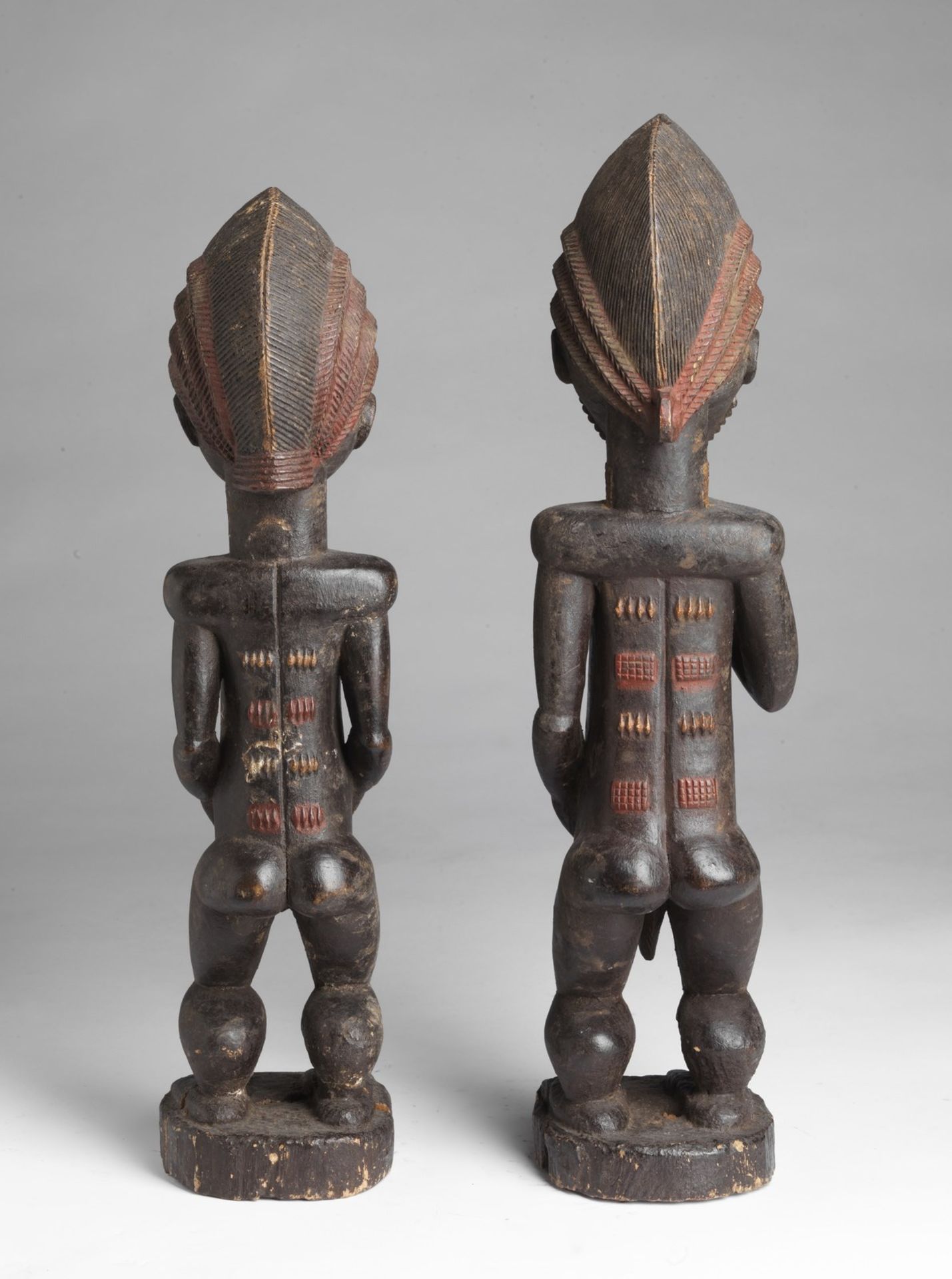 Arte africana Pair of Ere-Ibeji, BauléIvory Coast. - Image 4 of 5