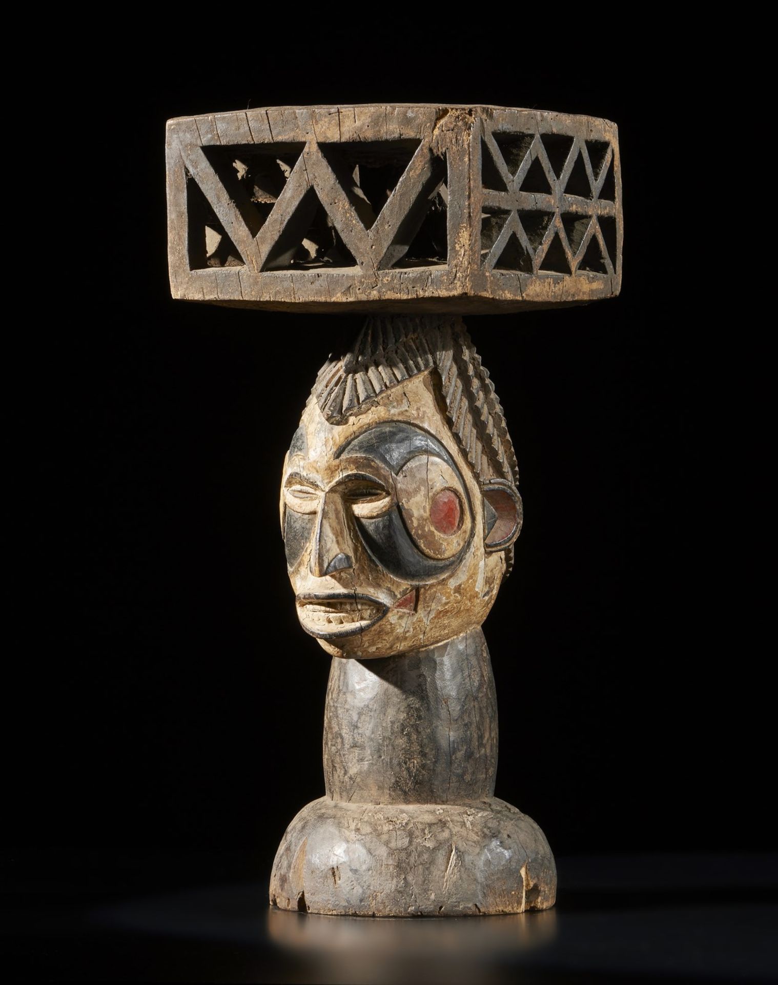 Arte africana Igbo stoolNigeria. - Bild 2 aus 6