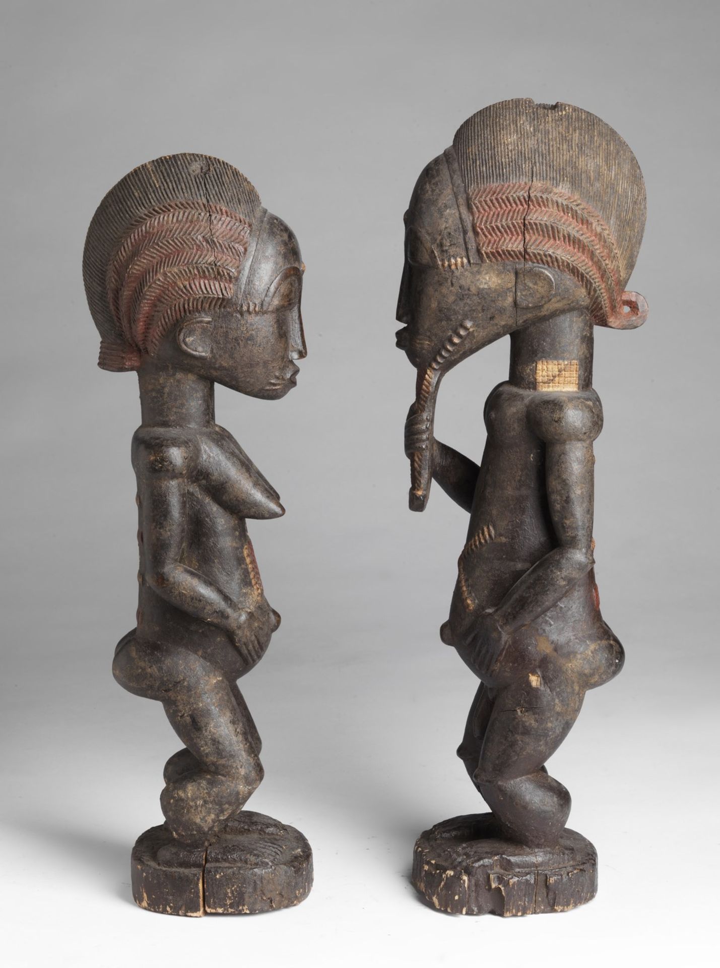 Arte africana Pair of Ere-Ibeji, BauléIvory Coast. - Bild 3 aus 5