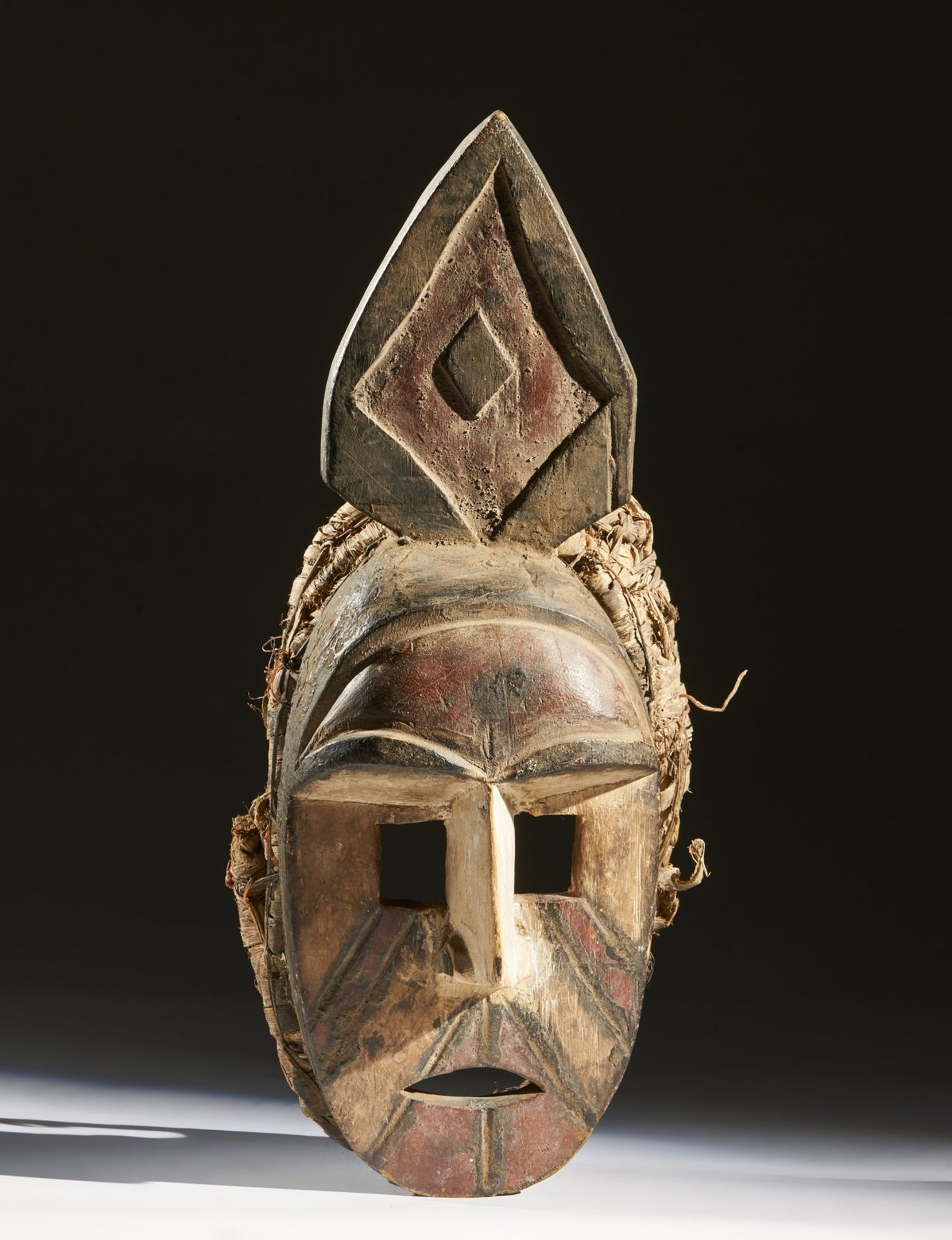 Arte africana Bobo (?) Polychrome mask Burkina Faso (?) .