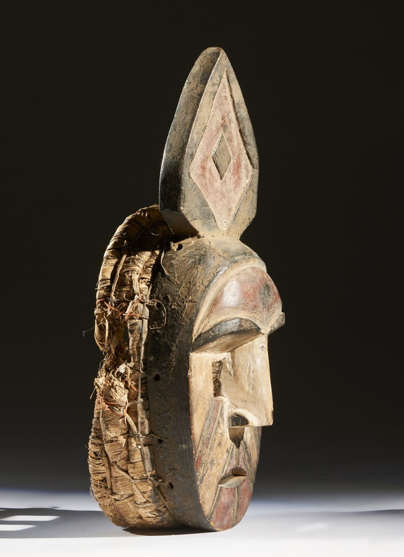 Arte africana Bobo (?) Polychrome mask Burkina Faso (?) . - Bild 2 aus 3