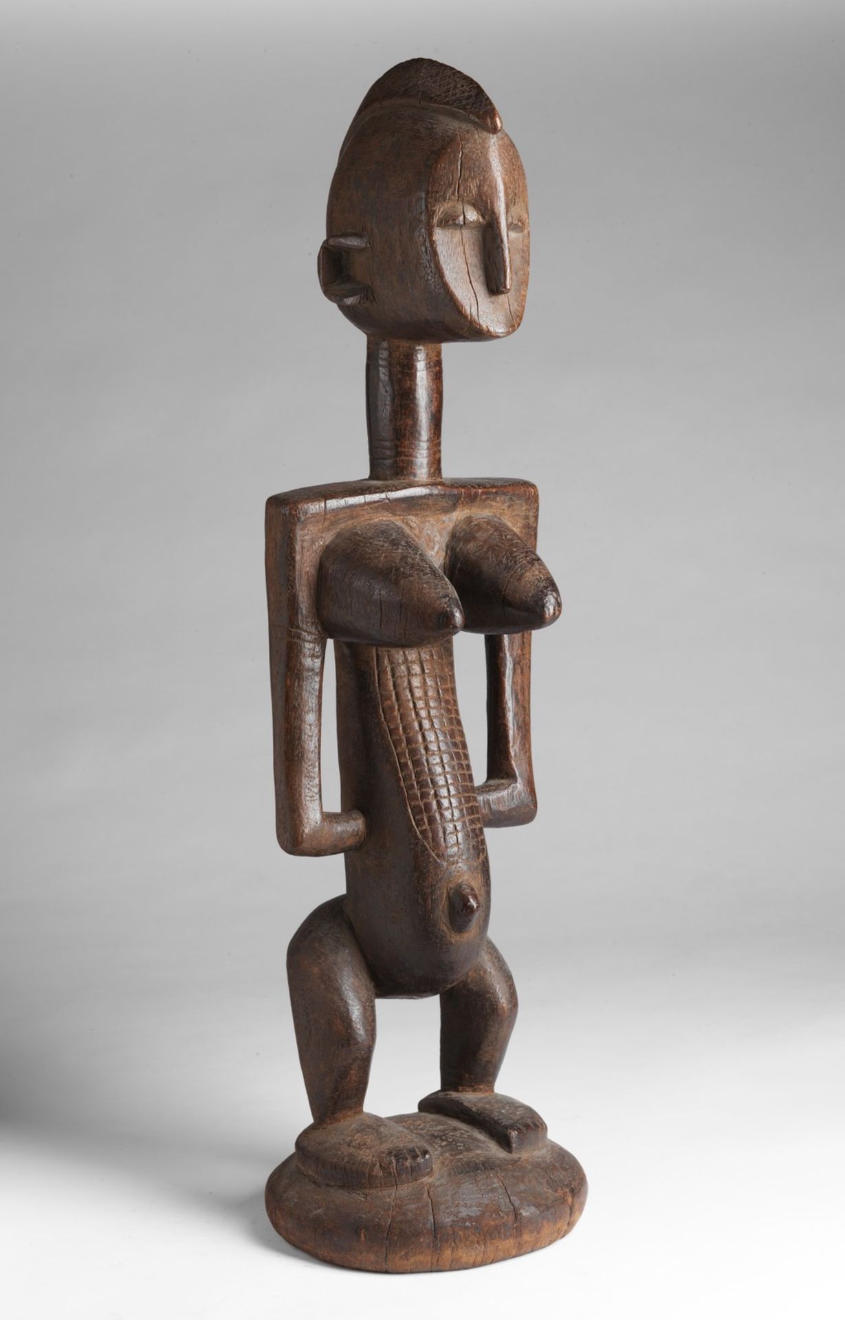 Arte africana Female figure, Attie (?)Ivory Coast. - Bild 2 aus 5