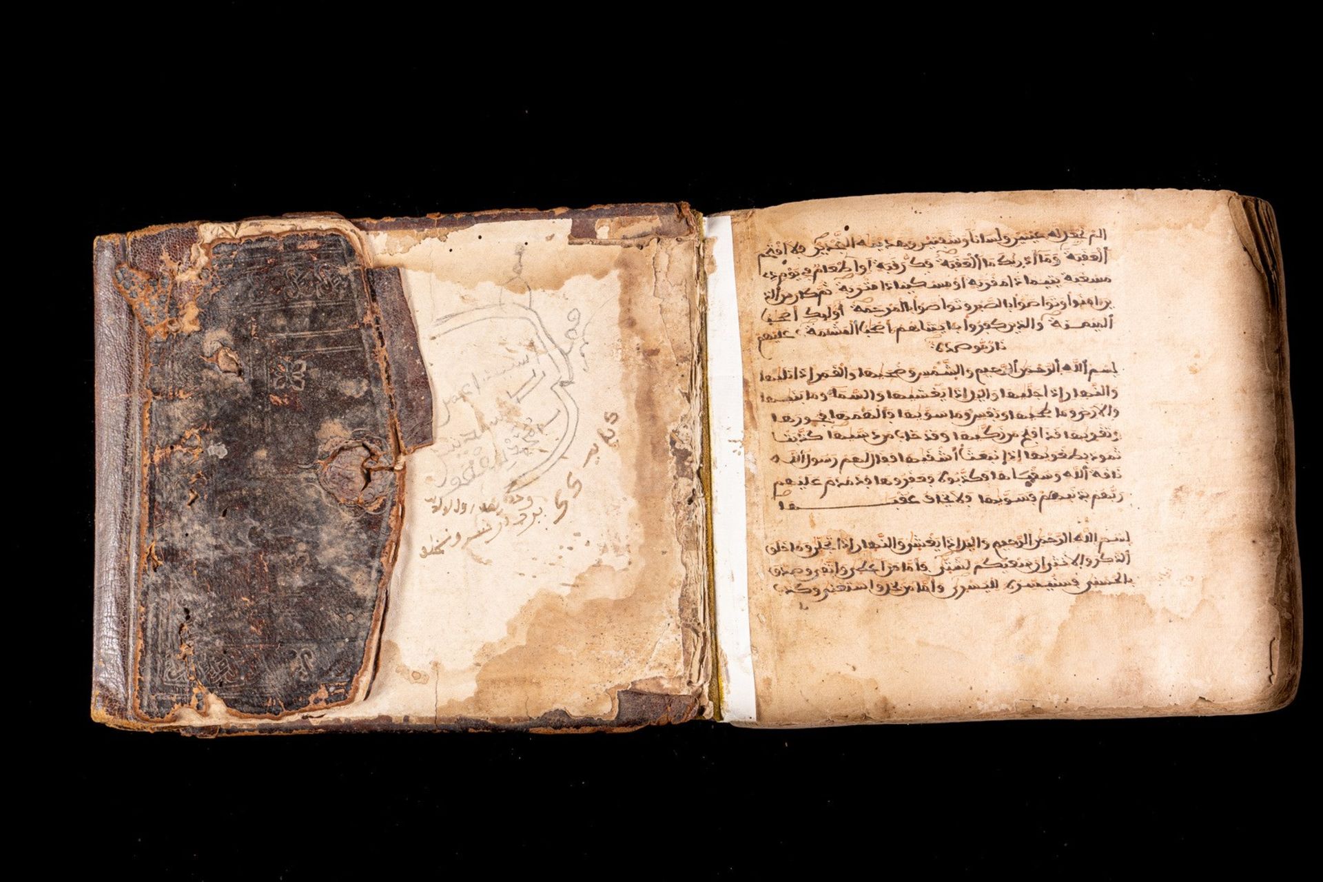 Arte Islamica A Maghribi part of the Quran from Sura no. 22 North Africa, 18th century . - Bild 9 aus 9