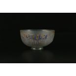 Arte Islamica An Islamic enamel glass bowl 19th century or earlier .