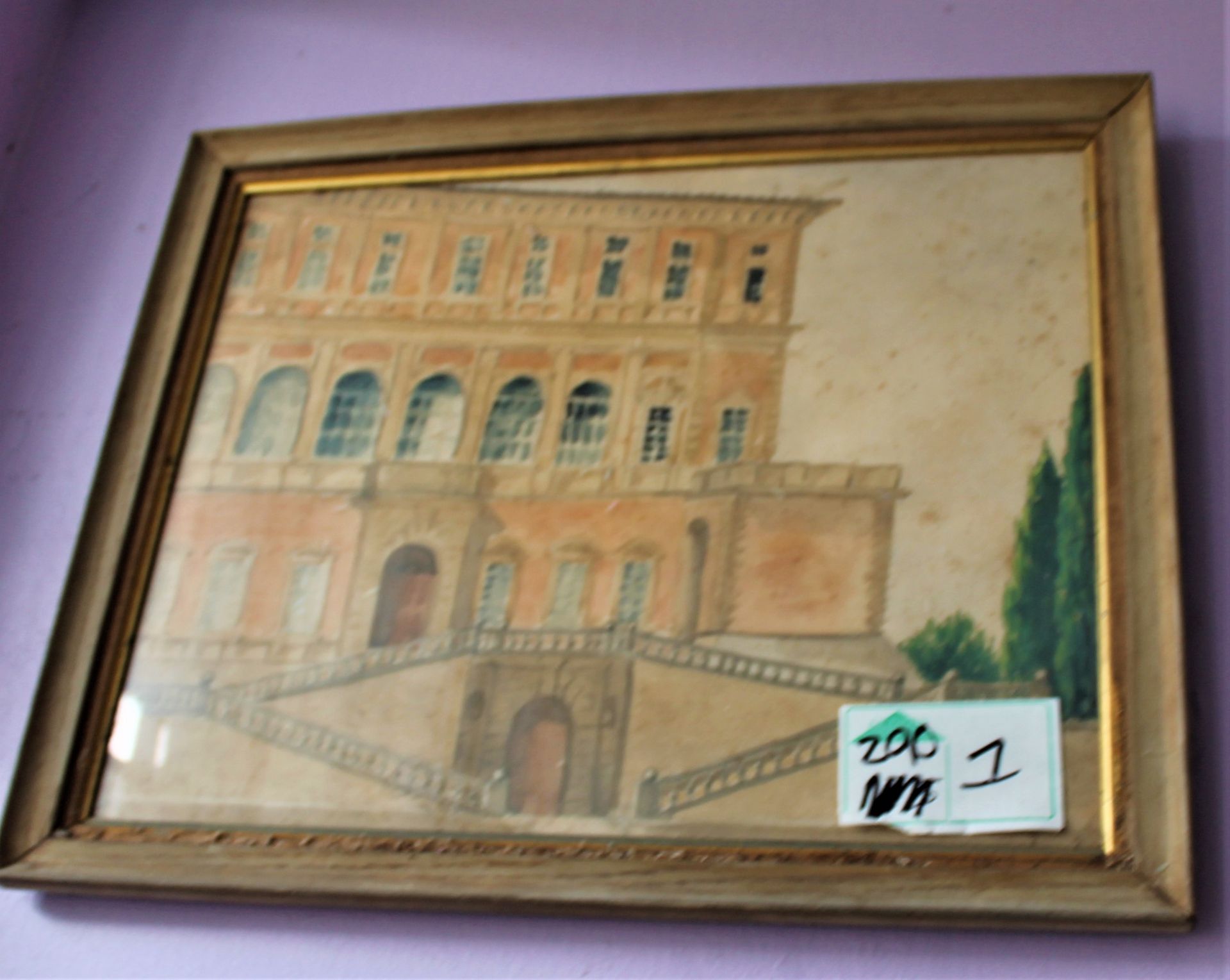 "ITALIAN VILLA" WATER COLOR