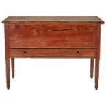 Early Georgia Red Wash Blanket Chest