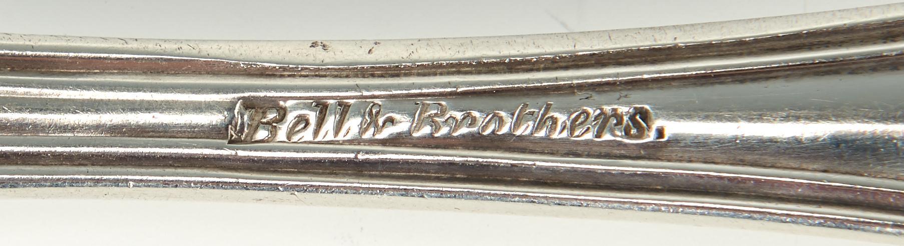 Two Coin Silver Forks, Bell & Bros. TX - Image 4 of 8