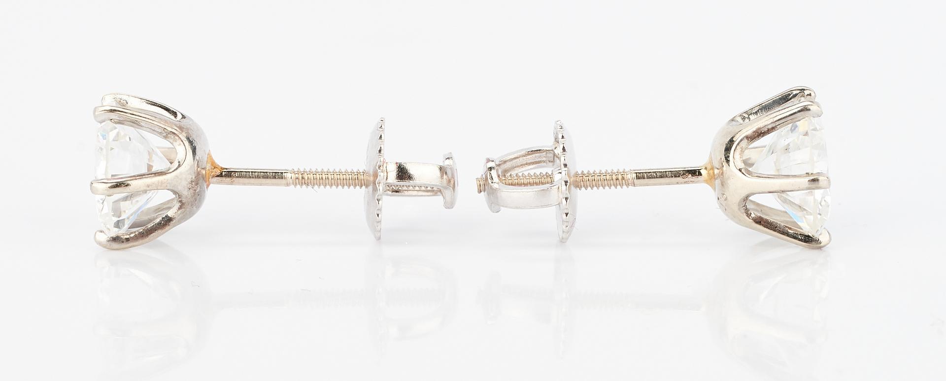 14K Pair 2 CTW Diamond Stud Earrings - Image 14 of 14