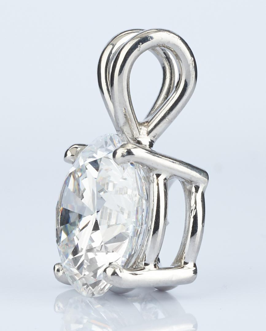 4.18 CTW Diamond Pendant, GIA (VVS2, E) - Image 5 of 17