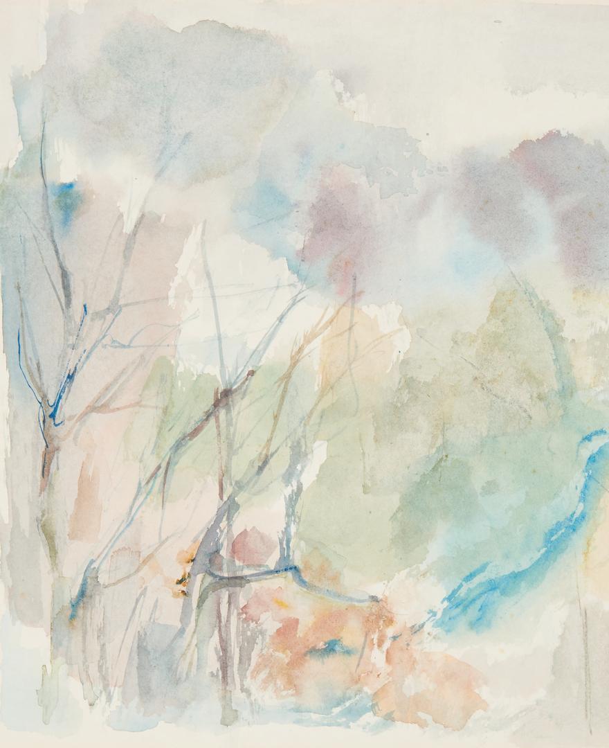 2 Arthur Rivotuso Abstract Landscape Watercolors - Image 11 of 15