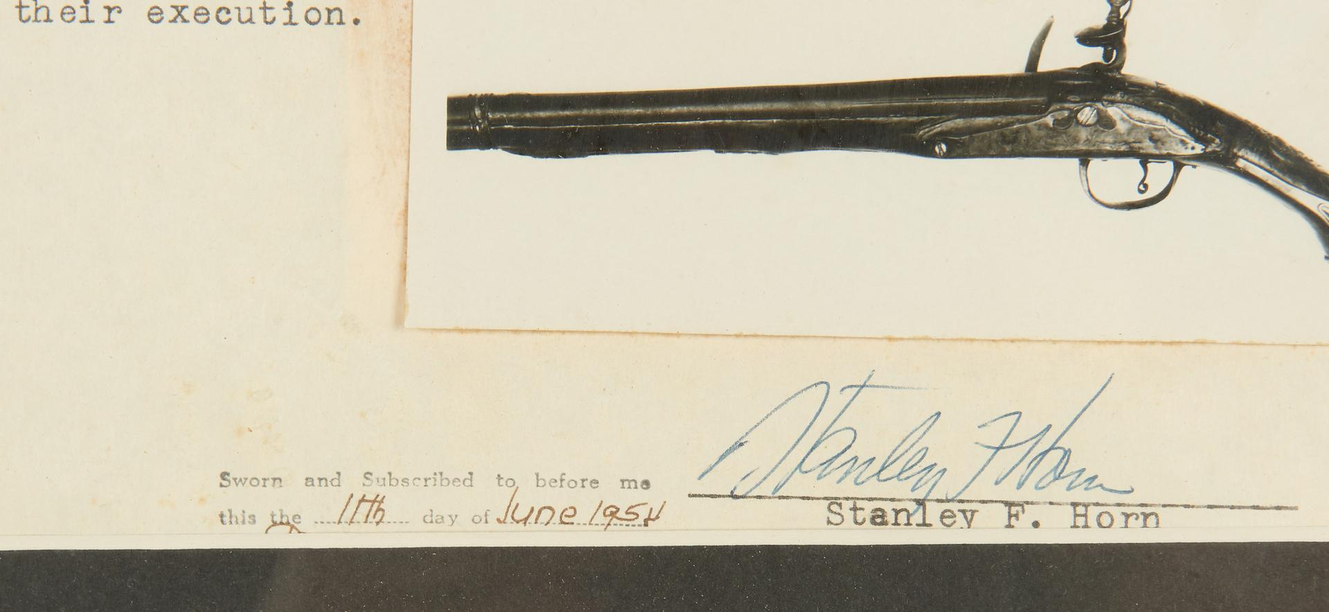 2 Flintlock Pistols, Gen. Jackson, Ambrister and Arbuthnot history - Image 8 of 59