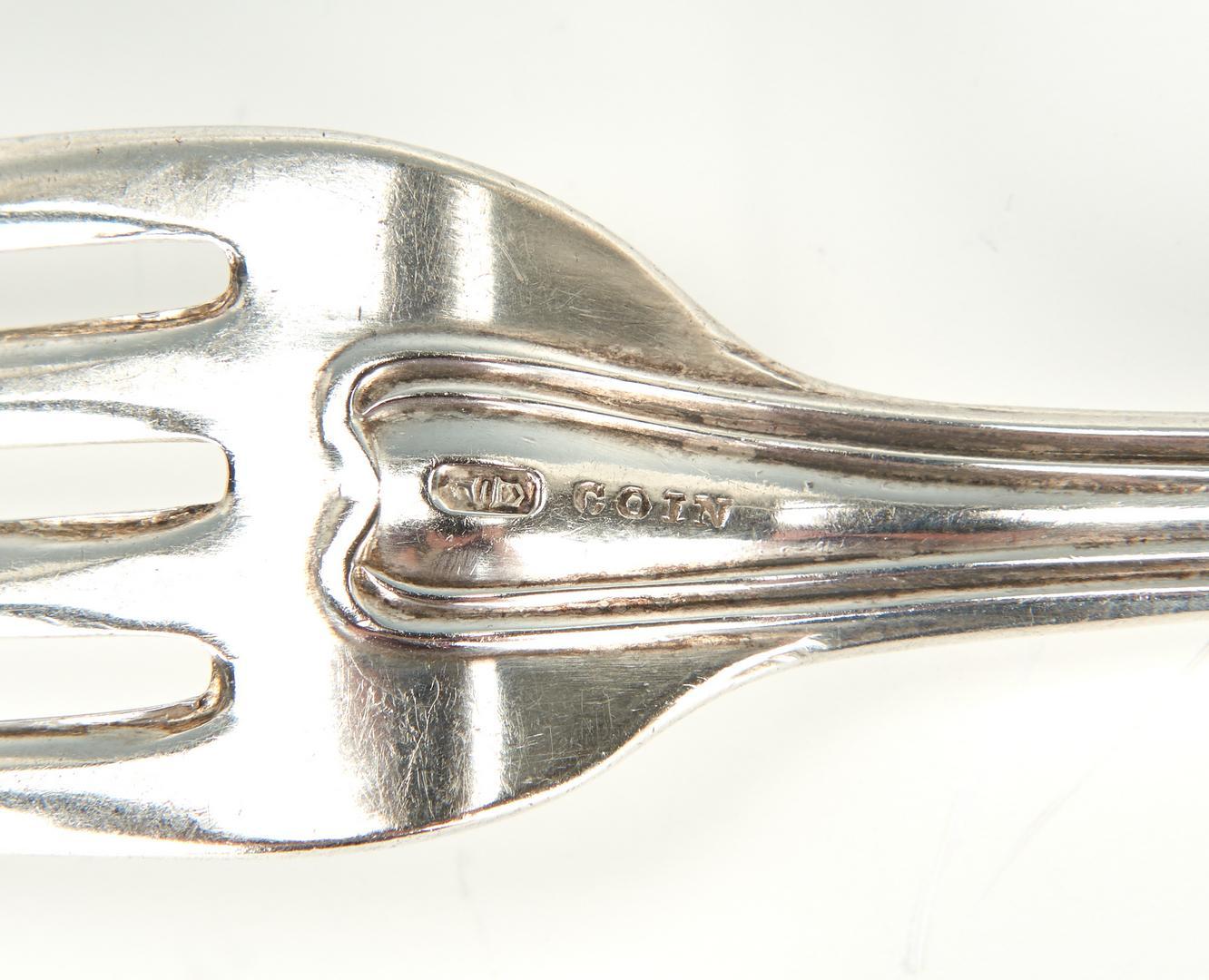 Two Coin Silver Forks, Bell & Bros. TX - Image 7 of 8