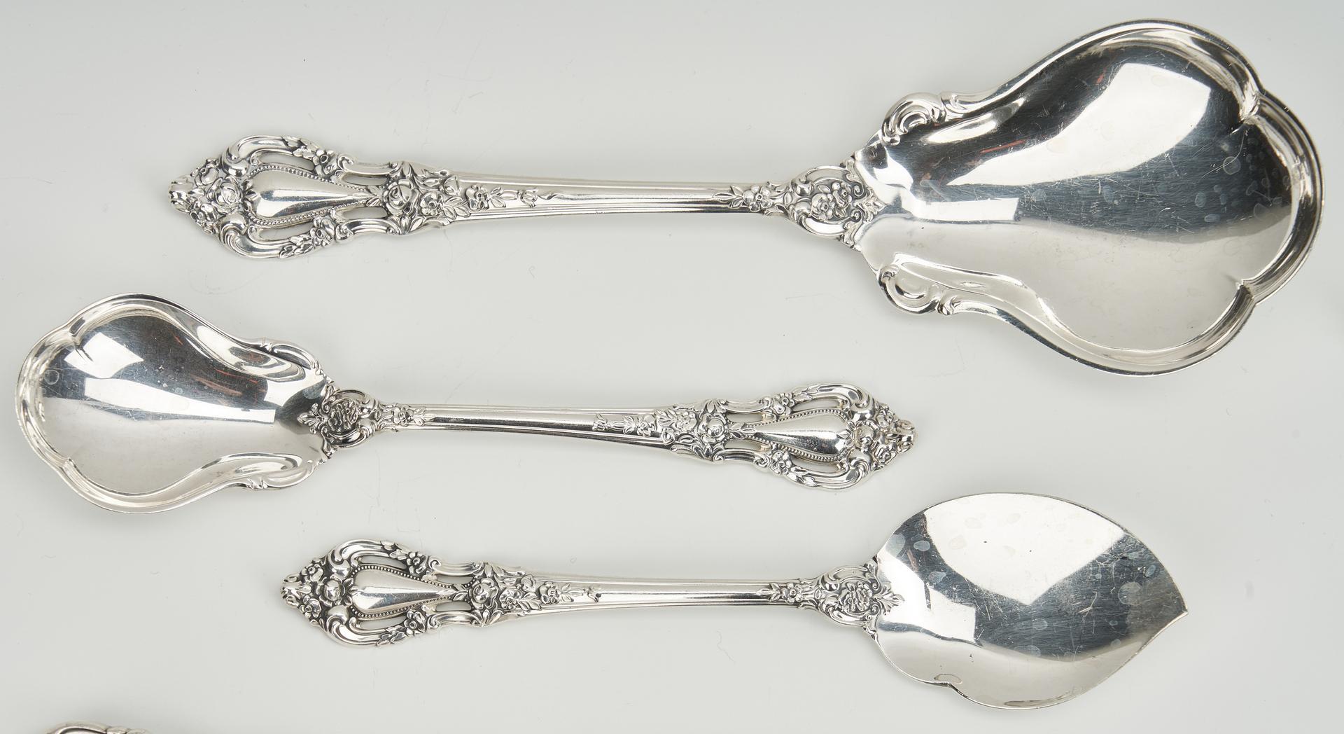 157 Pcs. Lunt Eloquence Pattern Sterling Silver Flatware - Image 7 of 17