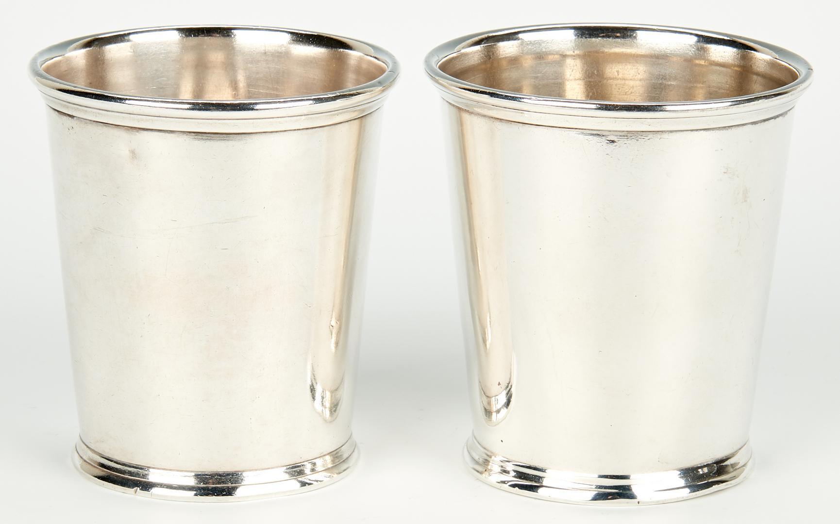 4 Kentucky Akin Retailed Coin Silver Julep Cups - Image 17 of 18