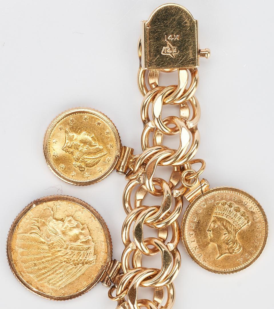 14K Gold Charm Bracelet, 86.2 grams - Image 10 of 11