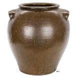 Monumental Ten Gallon Daniel Seagle Pottery Stoneware Jar