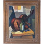 Cubist Still Life, attr. Karl Hermann Baumann