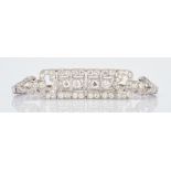 Art Deco 14K WG Diamond Bracelet