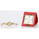 2 Watches: Gerard Phillippe 14K Watch w/ Diamonds & Verdura Pocket Watch