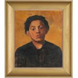 Lida Elston, O/C Portrait of an African American