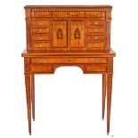 Continental Ladies Inlaid Writing Desk