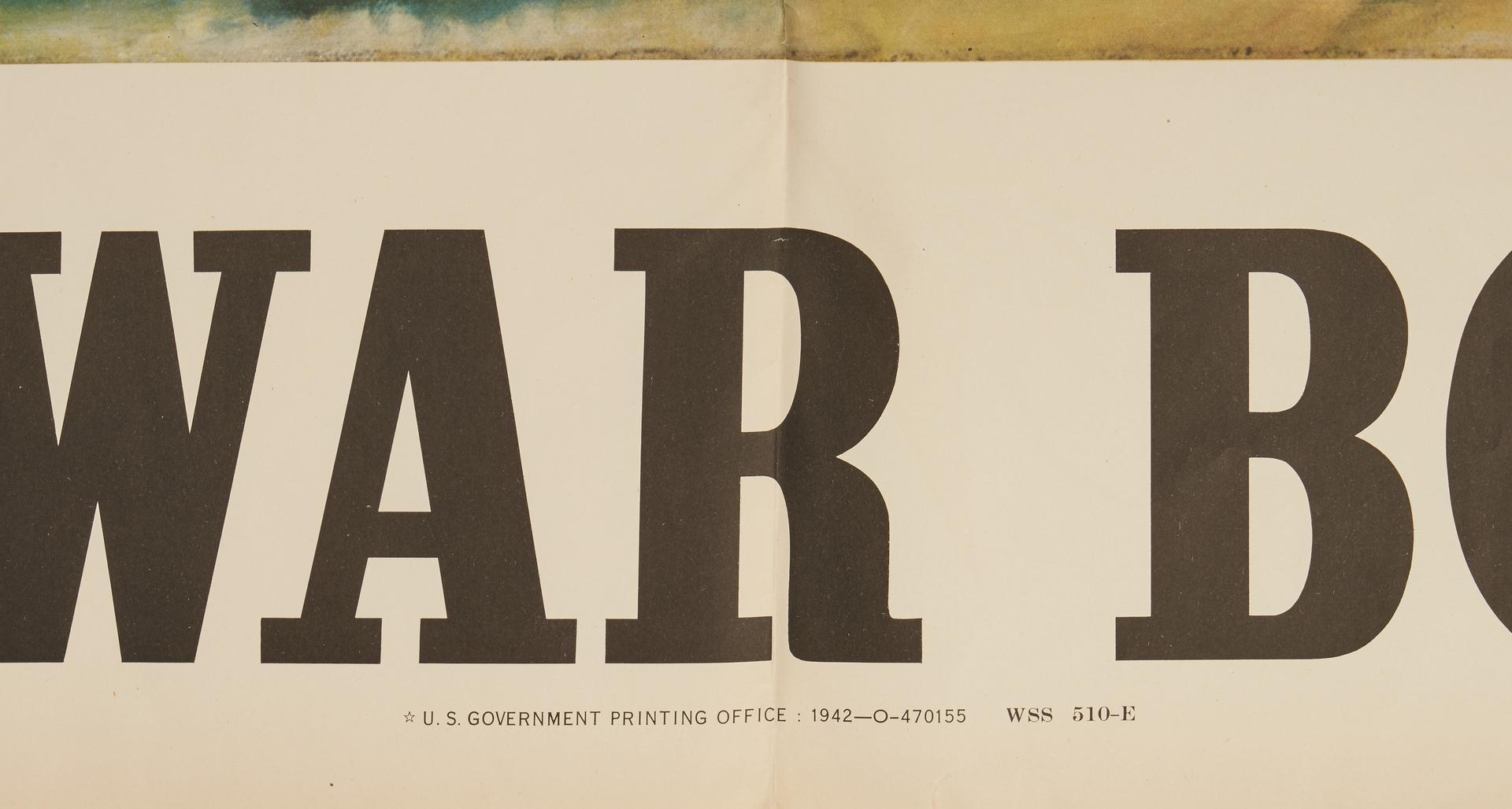 WWII U. S. Propaganda Poster, Uncle Sam - Image 6 of 7