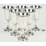 6 Gorham Sterling Silver Goblets