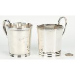 2 Coin Silver Mugs, incl. Kentucky