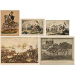 5 Andrew Jackson and Battle of New Orleans Related Prints