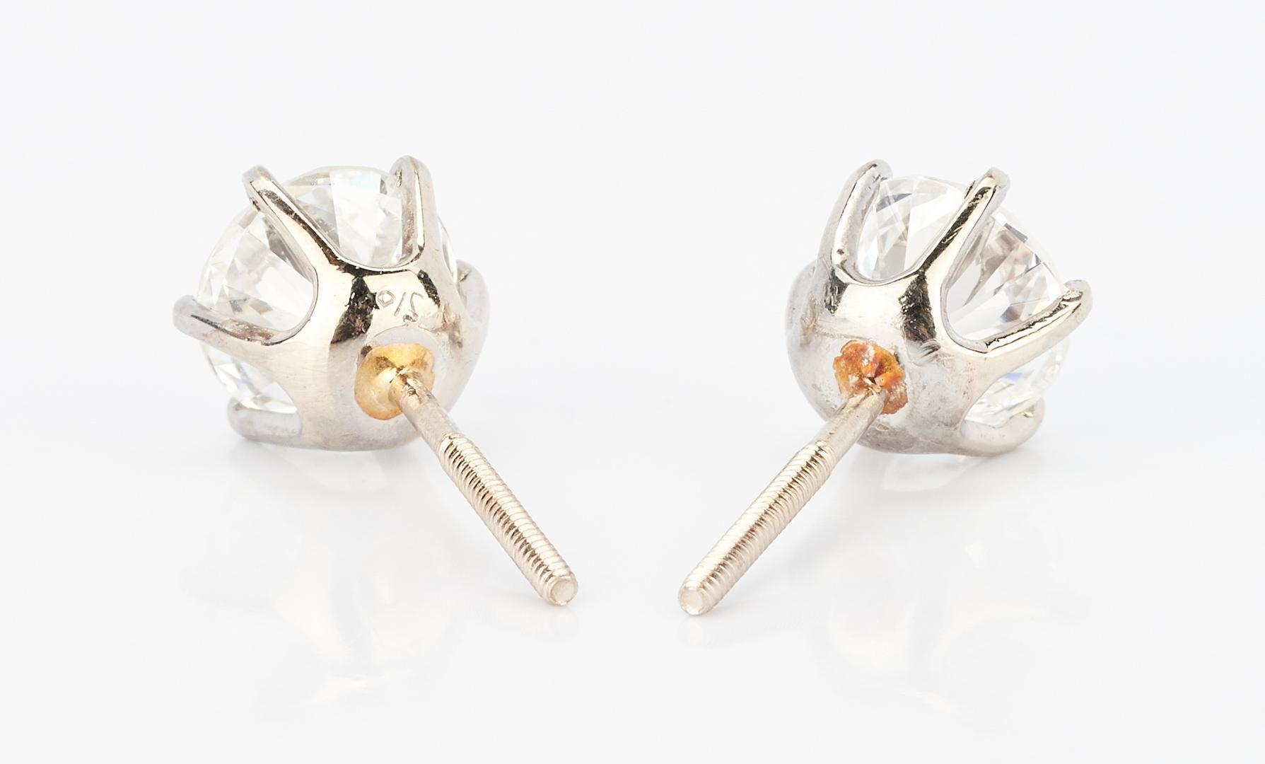 14K Pair 2 CTW Diamond Stud Earrings - Image 11 of 14