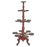 Revolving Country Store Wood Display Stand