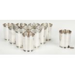 11 Sterling Silver Julep Cups, incl. International, Manchester