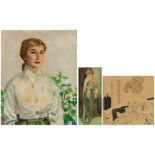 3 Female Portraits by Ingle, Yohn, Bohrer.