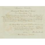 Abraham Lincoln signed 1861 Appointment, Green Clay of KY