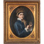 19th Cent. Portrait of a Lady with a Watch