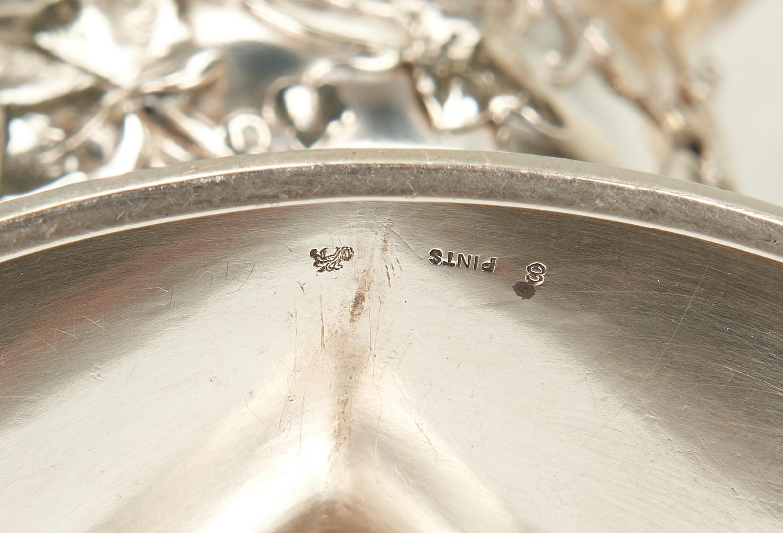 Whiting Art Nouveau Sterling Golf Trophy - Image 12 of 12