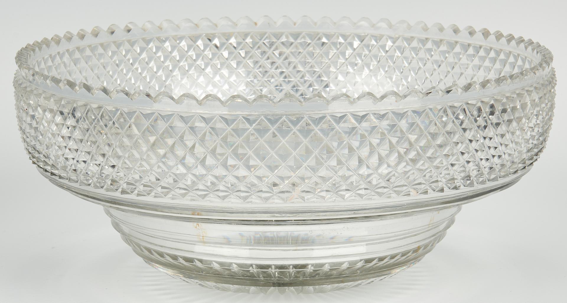 Emes & Barnard Georgian Sterling Centerpiece with Cut Glass Bowl - Image 10 of 14