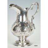 Kitts Kentucky Coin Silver Footed Pitcher