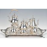 International Prelude Sterling Silver Tea Service, S/P Tray