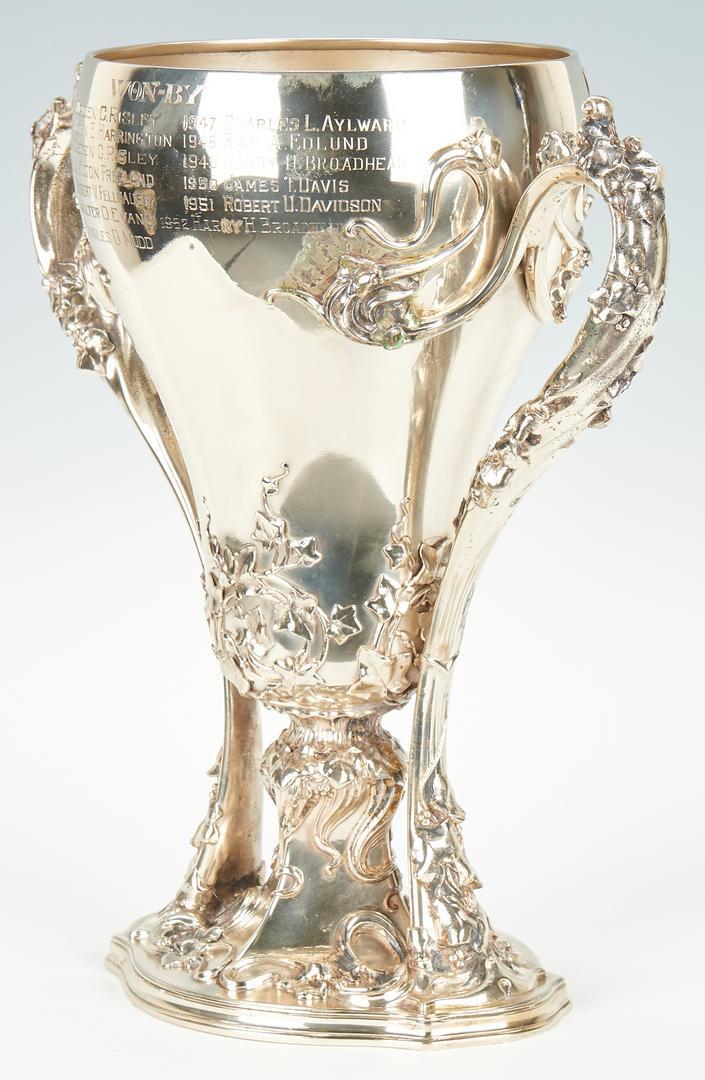 Whiting Art Nouveau Sterling Golf Trophy - Image 6 of 12