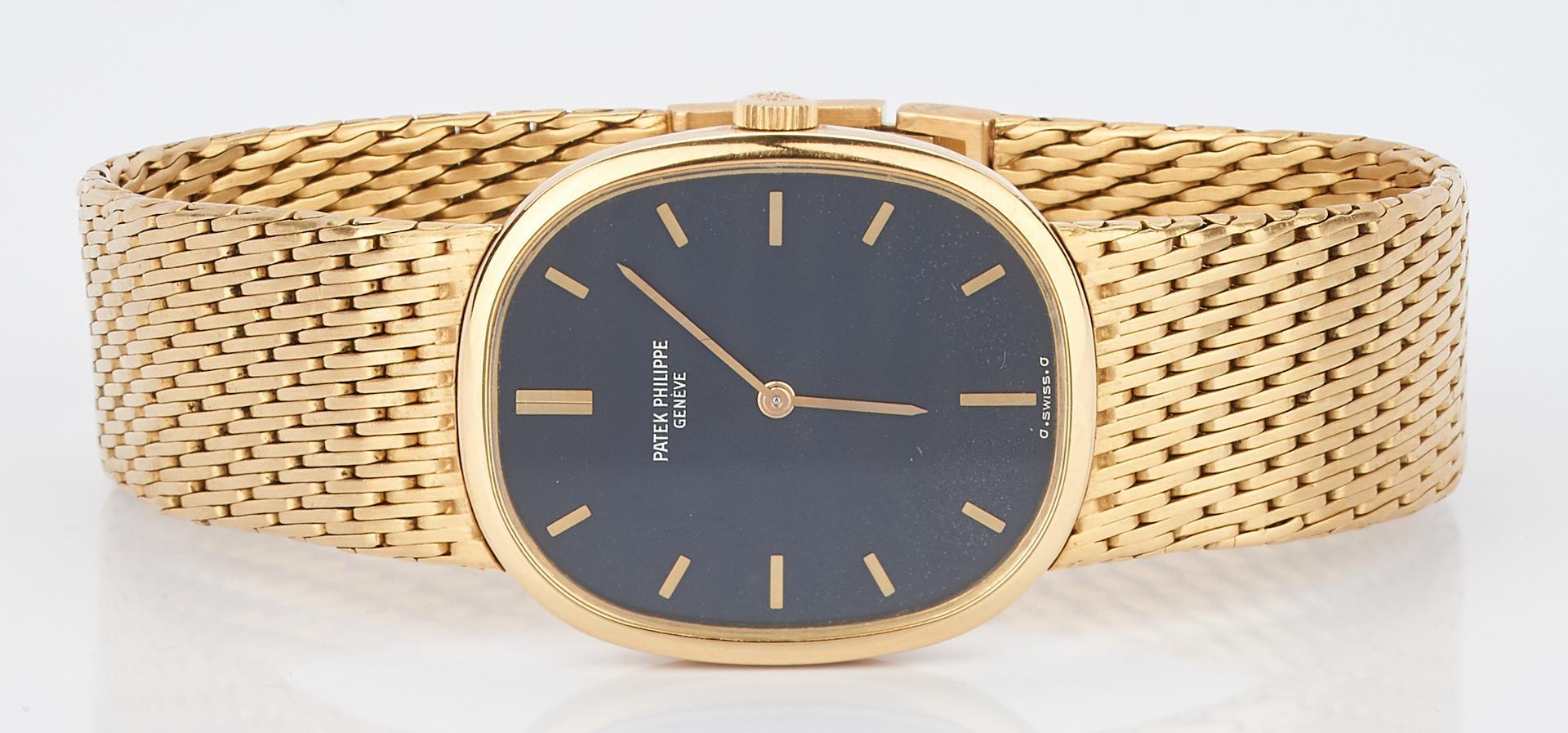 Men's 18K Yellow Gold Patek Philippe Watch - Image 6 of 14