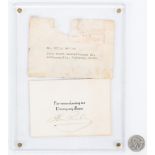 Elvis Presley Cut Signature w/ Envelope