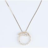 14K Diamond Pendant Necklace