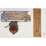 Oak Ridge Atomic Bomb Topper & Bank Thermometer