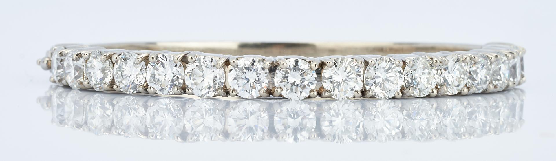 Diamond Bangle Bracelet, 6 ct t.w., 14k - Image 5 of 12